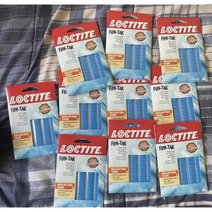 Loctite Fun-Tak Mounting Putty New 2oz Each Removable Non-Toxic 10 Pack